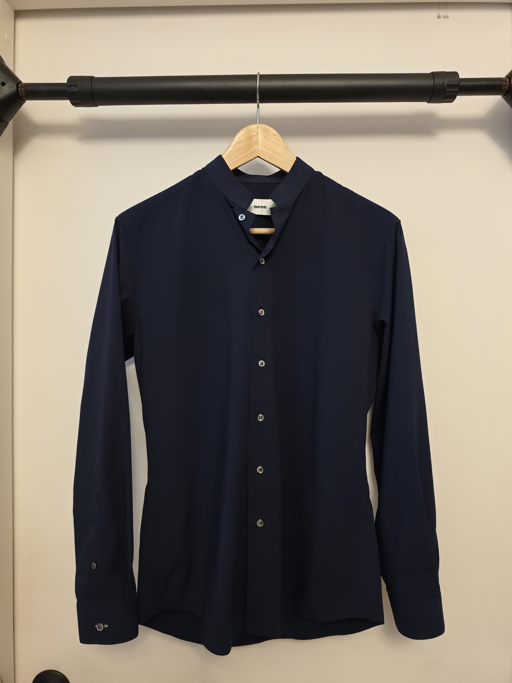 Sene BreezeTech Dorsey Shirt Navy Custom Fit